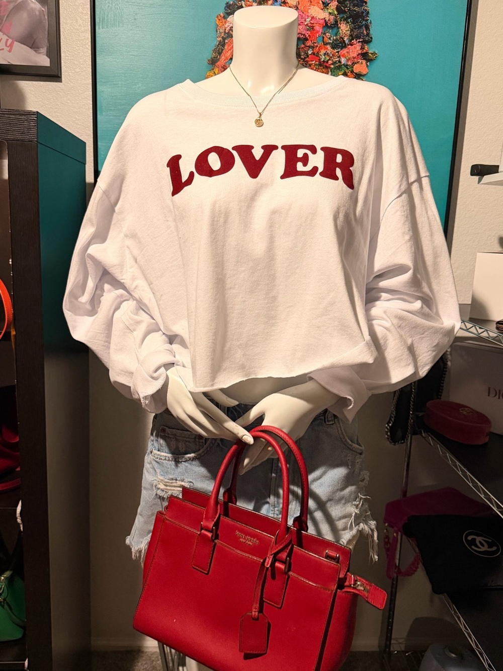 Chaser LOVER Sweat Crop Top